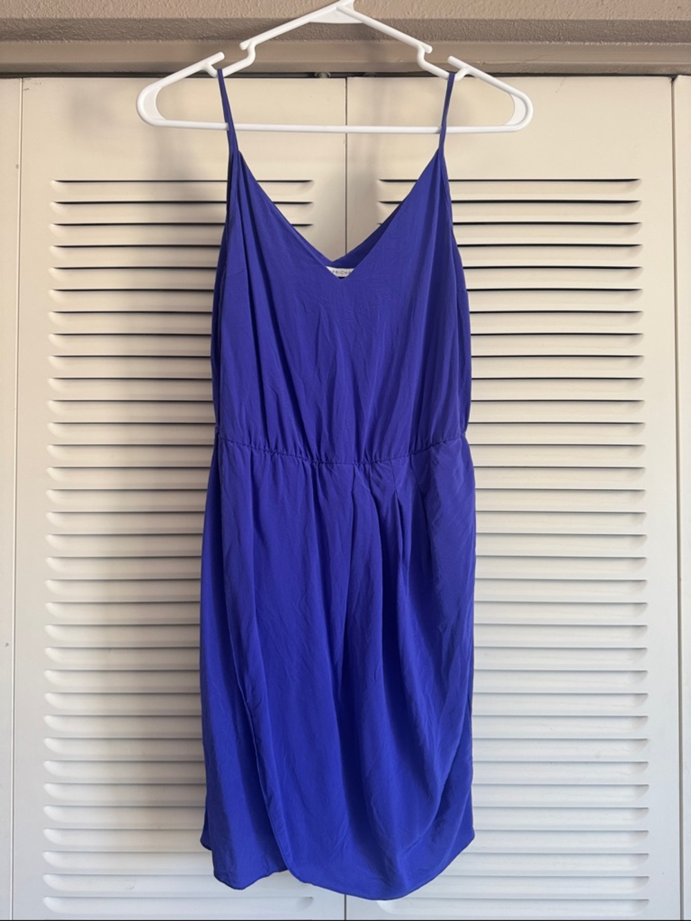 Amanda Uprichard Violet V-Neck Spaghetti Strap Dress